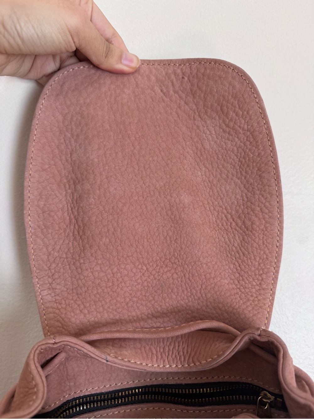 Vintage Coach Nubuc Sonoma Small Backpack (4938) in Rose Pink - Picture 3 of 16